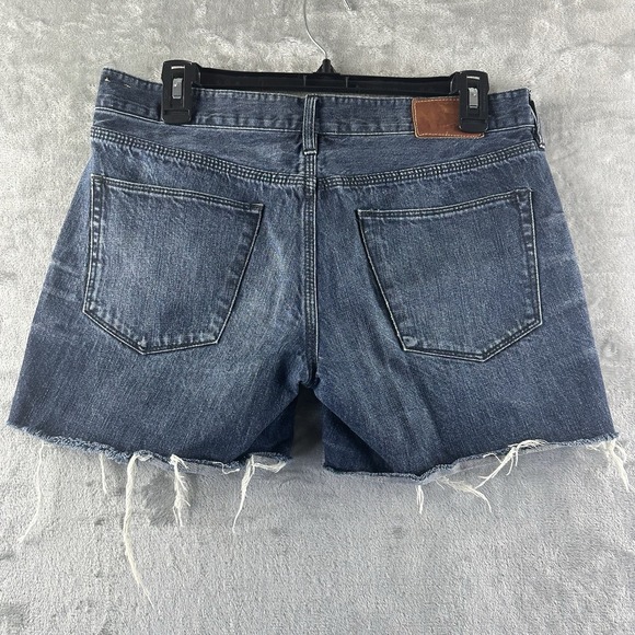 Madewell Jean Shorts Women's 28 Denim Blue Cutoff - Picture 9 of 9